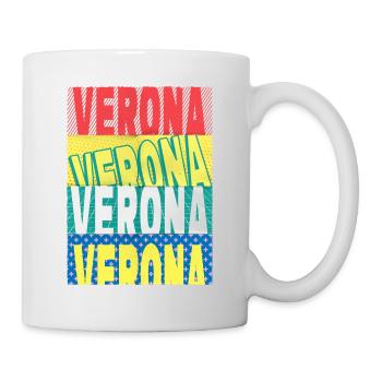 Verona Italy City Font Skyline Home Holiday - Mug - white - Right