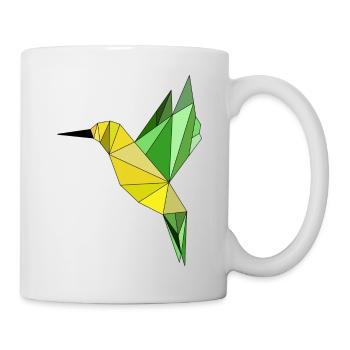 Colibri géométrique - Mug blanc - blanc - Droite