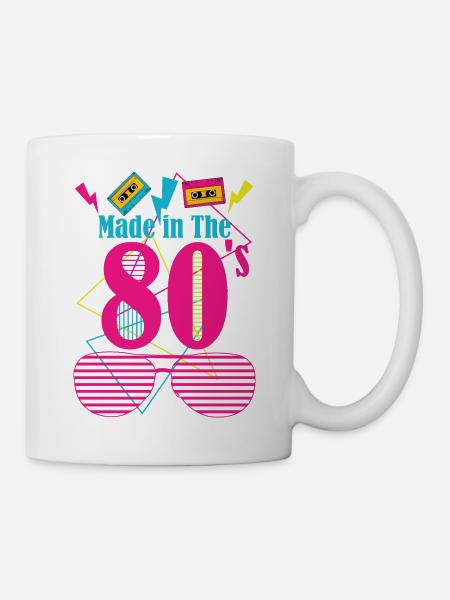 80's Made - Tasse - Weiß