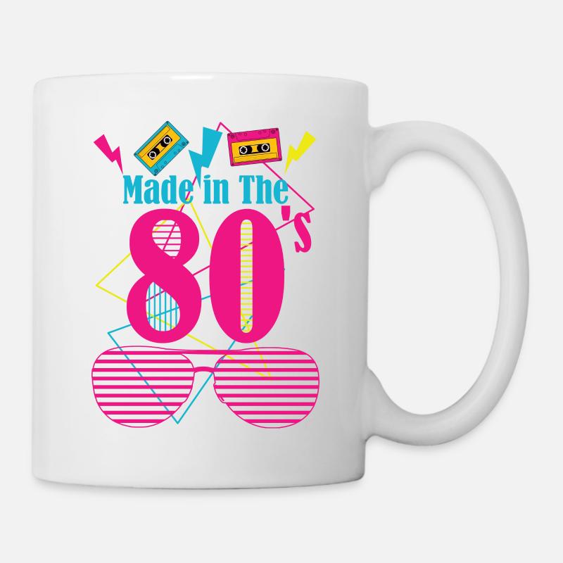 80's Made - Tasse - Weiß