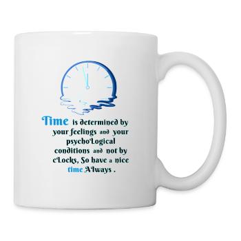 Time is the filling - Mug - white - Right