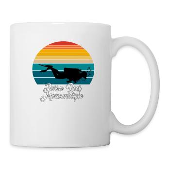 Barra Reef Mozambique Diving - Tasse - Weiß - Rechts