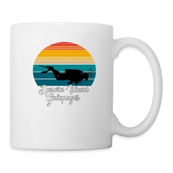 Darwin Island Galapagos Diving - Mug - white - Right