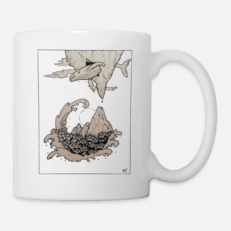Baleine - Mug blanc - blanc