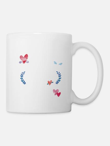 She Has Fire In Her Soul And Grace In Her Heart - Mug - white