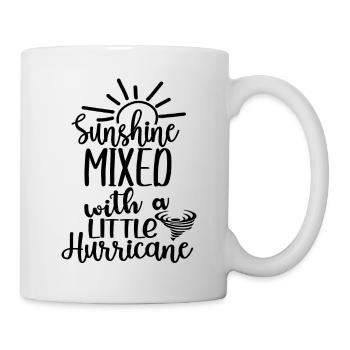 Sunshine mixed with a little Hurricane - Mug - white - Right