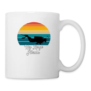 Key Largo Florida Diving - Tasse - Weiß - Rechts
