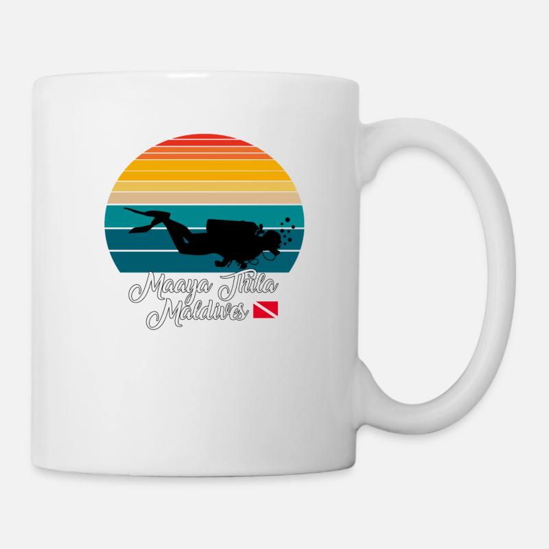 Maaya Thila Maldives Diving - Tasse - Weiß