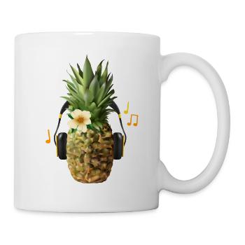 Bestseller Ananas Design - Tasse - Weiß - Rechts