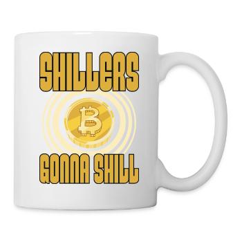 Lustiges Bitcoin und Kryptowährung Investor HODL - Tasse - Weiß - Rechts