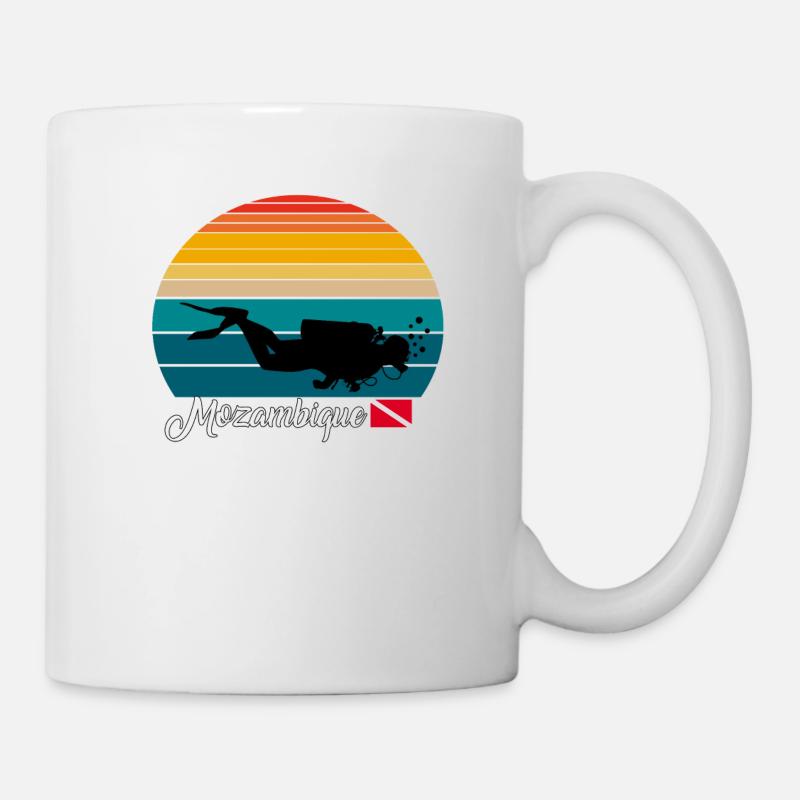 Mozambique Plongée sous-marine Poison - Mug blanc - blanc