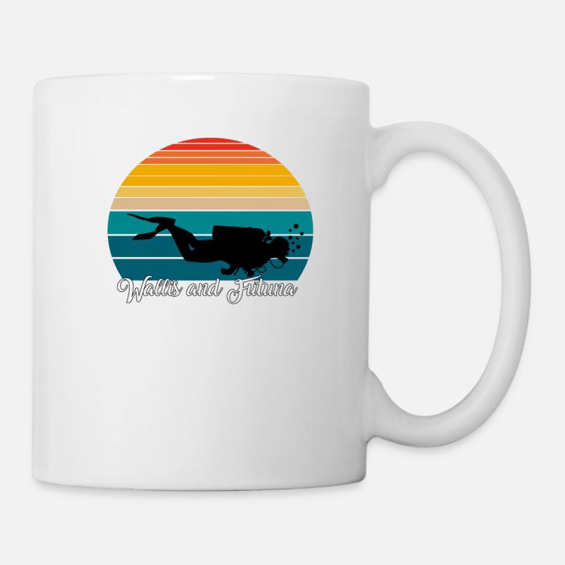 Wallis et Futuna Scuba Diving Gift - Mug blanc - blanc