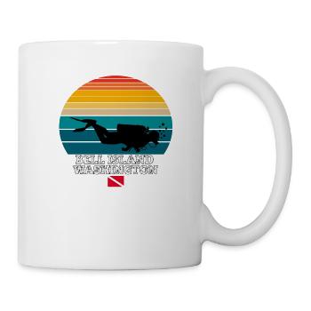 Bell Island Us Island Plongée sous-marine - Mug blanc - blanc - Droite