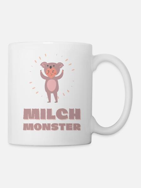 Milch Monster - Tasse - Weiß