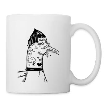 Maritim Möwe - Tasse - Weiß - Rechts