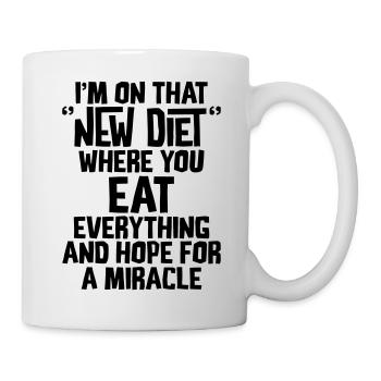 NEW DIET - Mug - white - Right