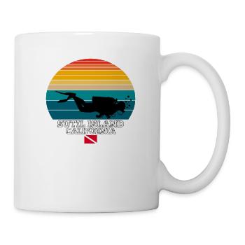 Sutil Island US Island Diving - Tasse - Weiß - Rechts