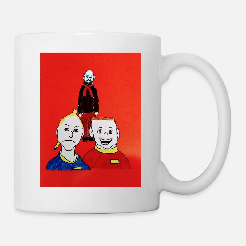 Mars-Lars & Mondimond / L’Étranger - Mug blanc - blanc