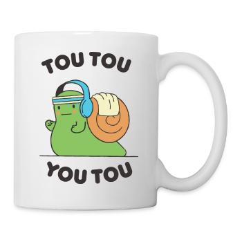 tou tou you tou - Französisches Fitnessstudio - Tasse - Weiß - Rechts