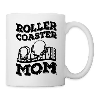 Roller Coaster Mom - Tasse - Weiß - Rechts