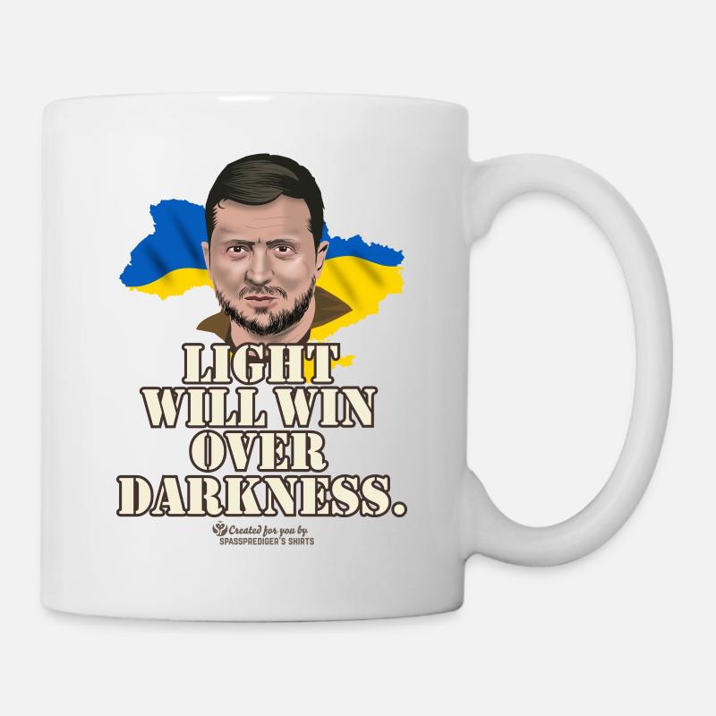 Zelenskyi Cite Lumière et Ténèbres - Mug blanc - blanc