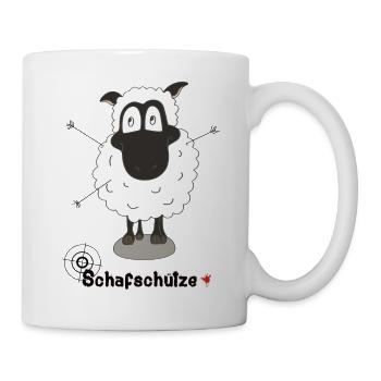 Schafschütze - Tasse - Weiß - Rechts