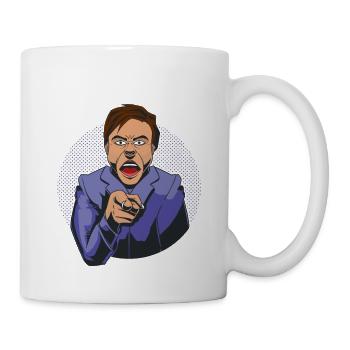 Dinge die ich hasse Dich Menschen Misanthrop Hass - Tasse - Weiß - Rechts