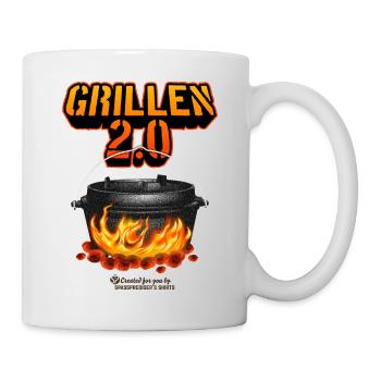 Dutch Oven Grillen 2.0 - Tasse - Weiß - Rechts