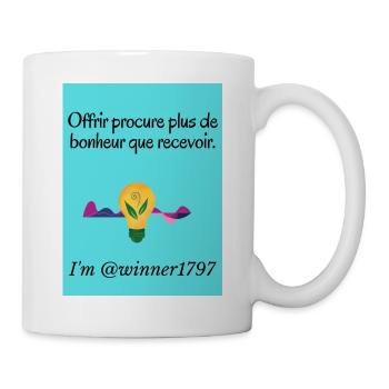 I m a winner 1 - Mug blanc - blanc - Droite
