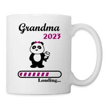 Grandma in 2023, future grandmother, grandma, baby - Mug - white - Right