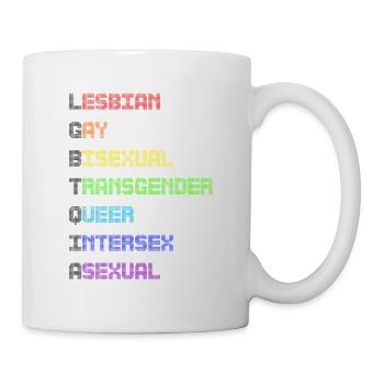 LGBTQIA - Tasse - Weiß - Rechts