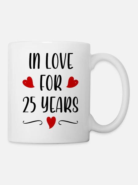 silver wedding - Mug - white