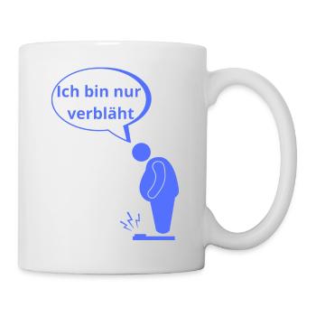 verbläht - Tasse - Weiß - Rechts