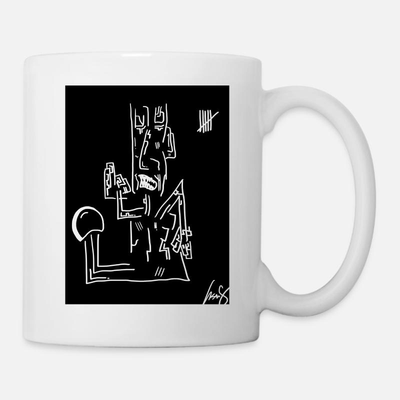 SittinMan - Tasse - Weiß