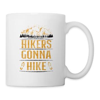Wanderer Werden Wandern - Tasse - Weiß - Rechts