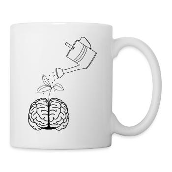 Wachsende Gedanken - Tasse - Weiß - Rechts