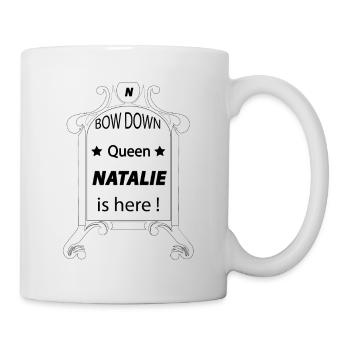 Queen Natalie - Tasse - Weiß - Rechts