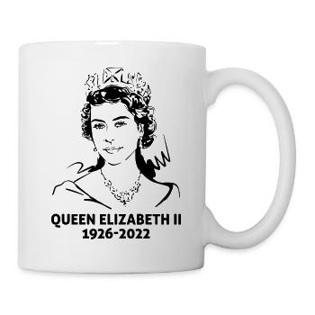 Queen Elizabeth II died 96 years - Mug - white - Right