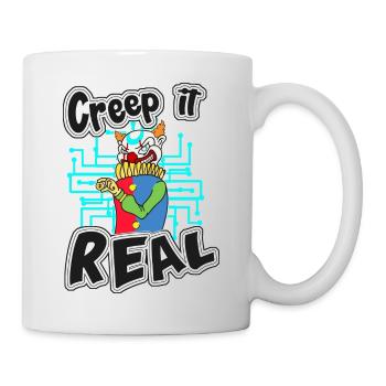 Creep It Real - Krypto-Clown - Tasse - Weiß - Rechts