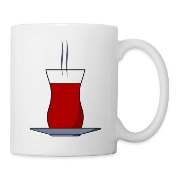Verre à thé Cay - Mug blanc - blanc - Droite