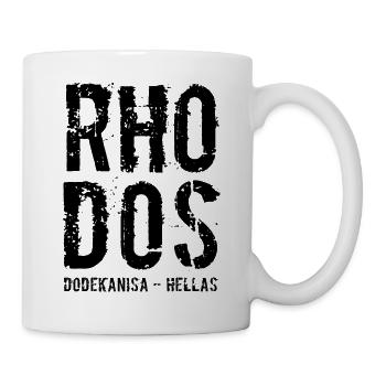 Island of Rhodes, Greece, Mediterranean Sea, Aegean Sea - Mug - white - Right
