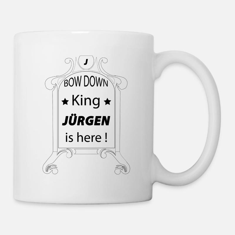 King Jürgen - Tasse - Weiß