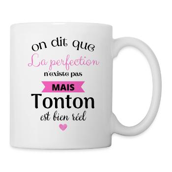 Tonton parfait idée de cadeau humour - Mug blanc - blanc - Droite