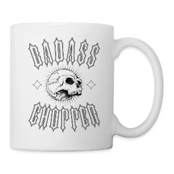 BADASS CHOPPER - Tasse - Weiß - Rechts
