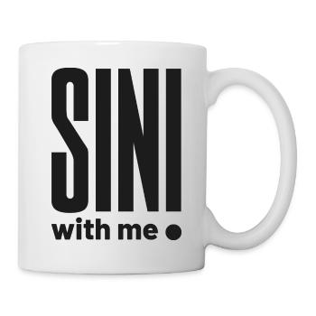 SIN with me - Mug - white - Right