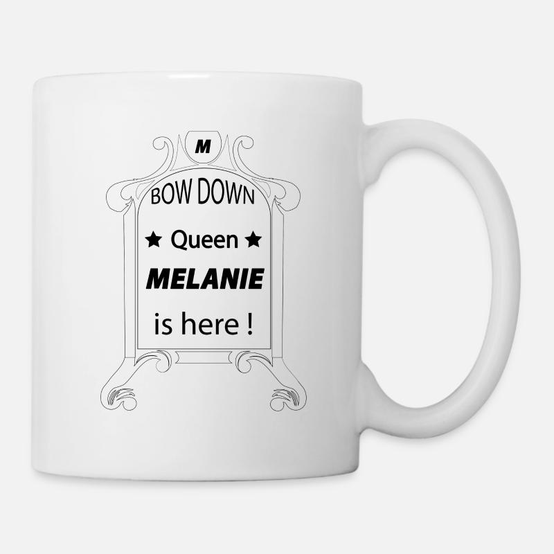 Queen Melanie - Tasse - Weiß