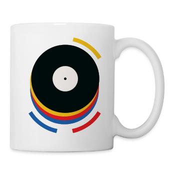 Enregistrement de musique - Mug blanc - blanc - Droite