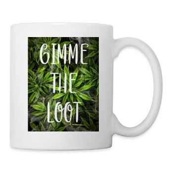 Give me the loot - Weed Love - Tasse - Weiß - Rechts