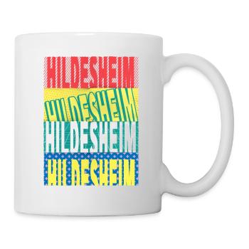 Hildesheim Allemagne City Font Skyline - Mug blanc - blanc - Droite