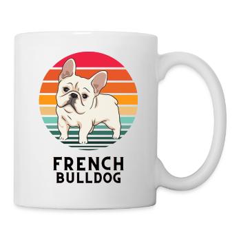 Français Bulldog Französische Bulldogge T-shirt - Mug blanc - blanc - Droite